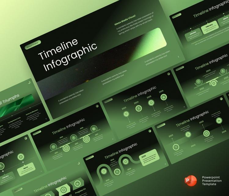Timeline infographic Presentation PowerPoint Template