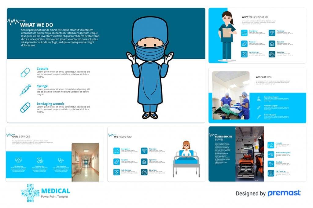 Medical Presentation PPT Template Based on Real Medical Data