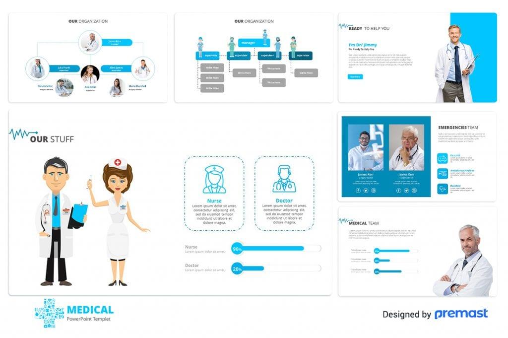 Medical Presentation PPT Template Based on Real Medical Data