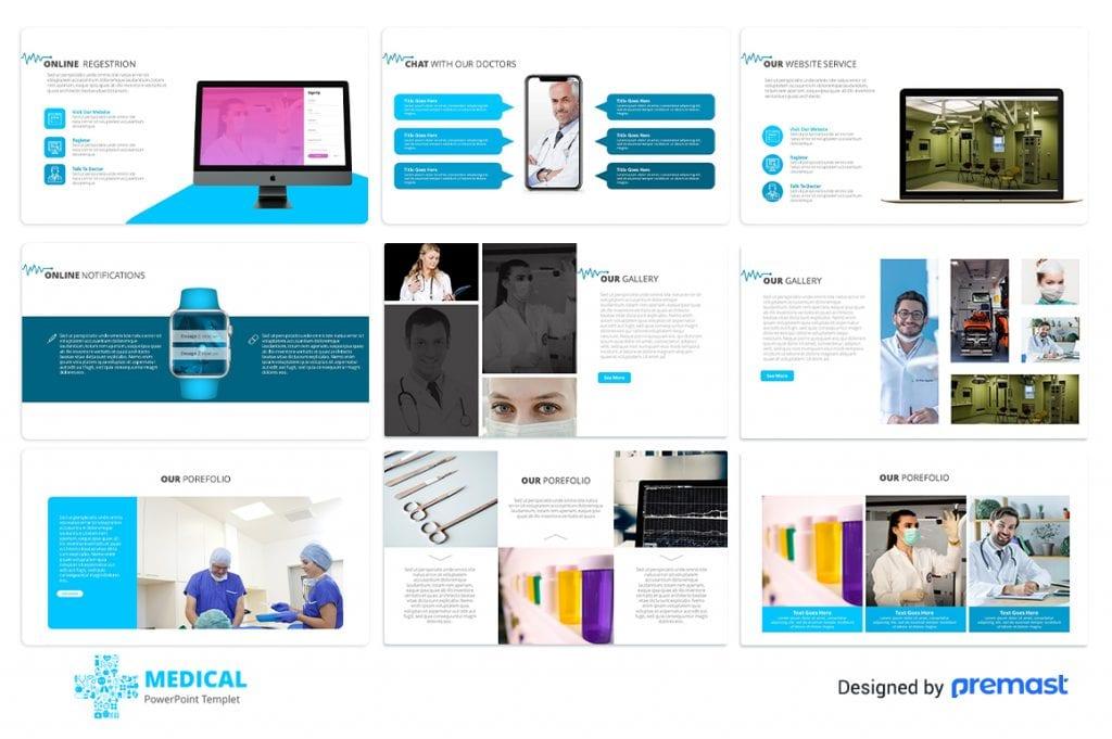 Medical Presentation PPT Template Based on Real Medical Data