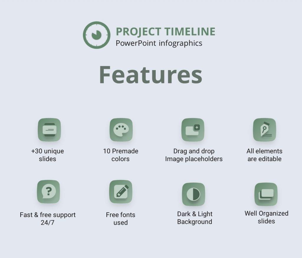 Project Timeline PowerPoint Infographics Presentation