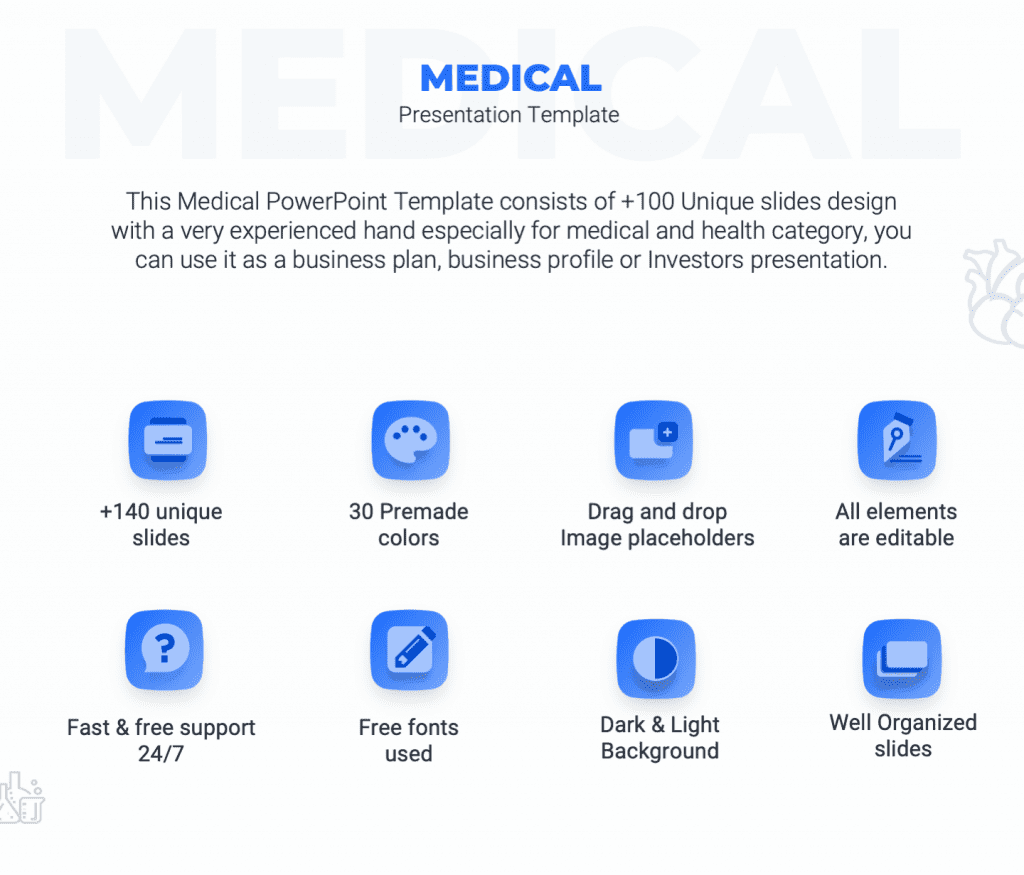 Medical Presentation PPT Template Based on Real Medical Data