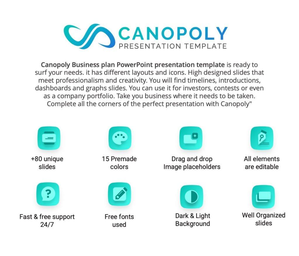 Canoply Business Plan PowerPoint Presentation Template