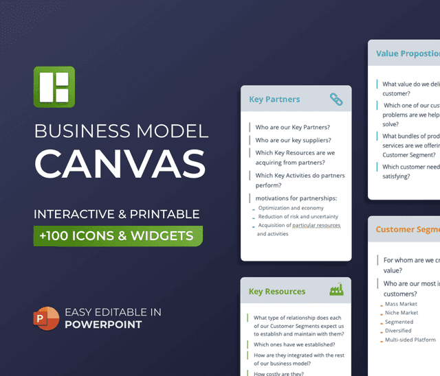 Business Model Canvas PowerPoint Template