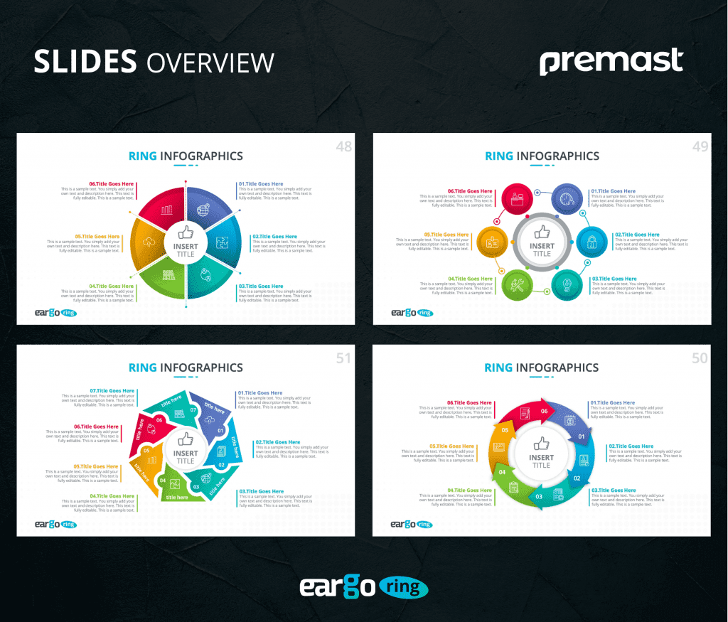 Eargo Ring – Circular Infographics PPT Templates