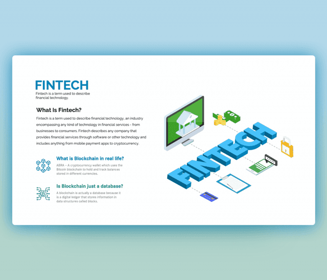 Fintech PPT – Fintech PowerPoint Template