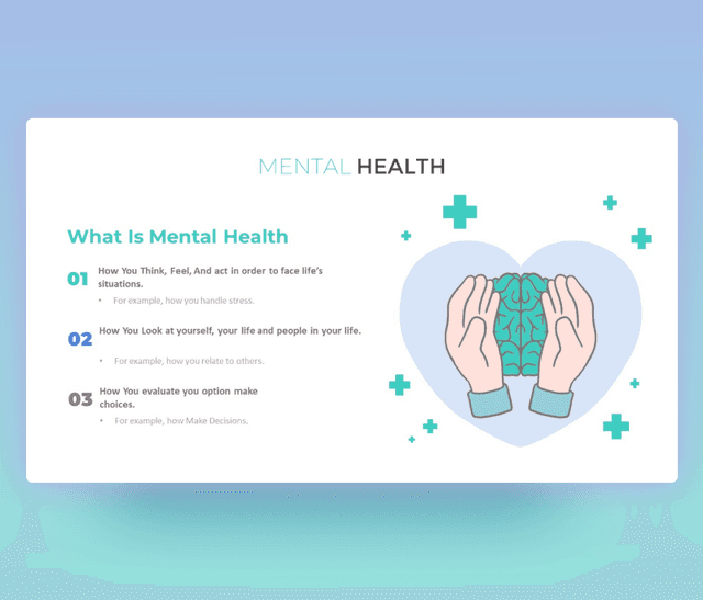 Free Mental Health PowerPoint Template