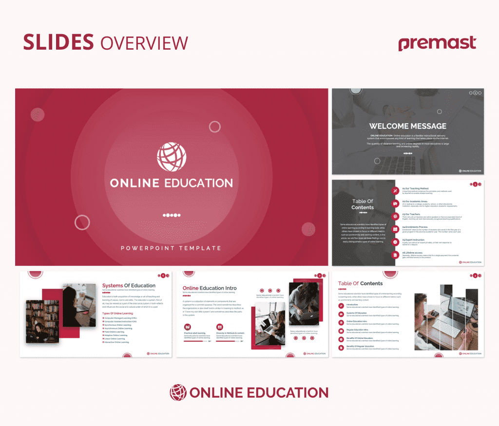 Online Education PowerPoint Presentation Template