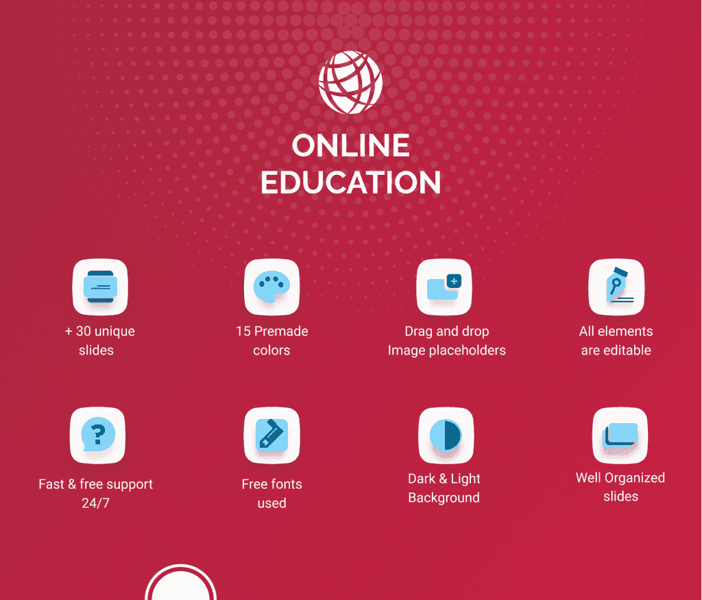 Online Education PowerPoint Presentation Template