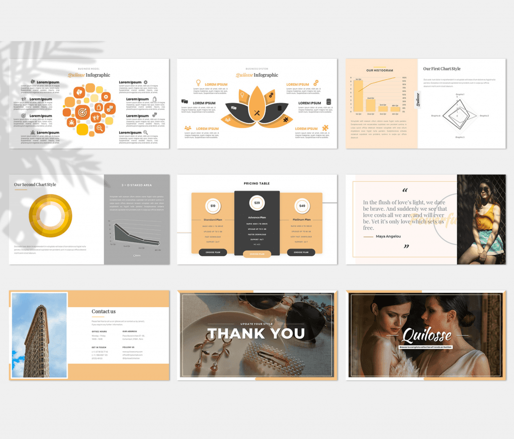 Quilosse – Creative Business Presentation Template