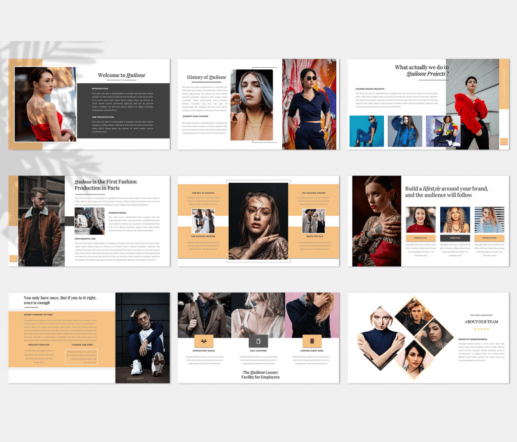 Quilosse – Creative Business Presentation Template