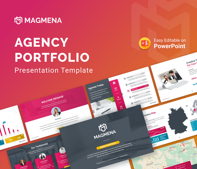 Magmena – Agency Portfolio PowerPoint Presentation