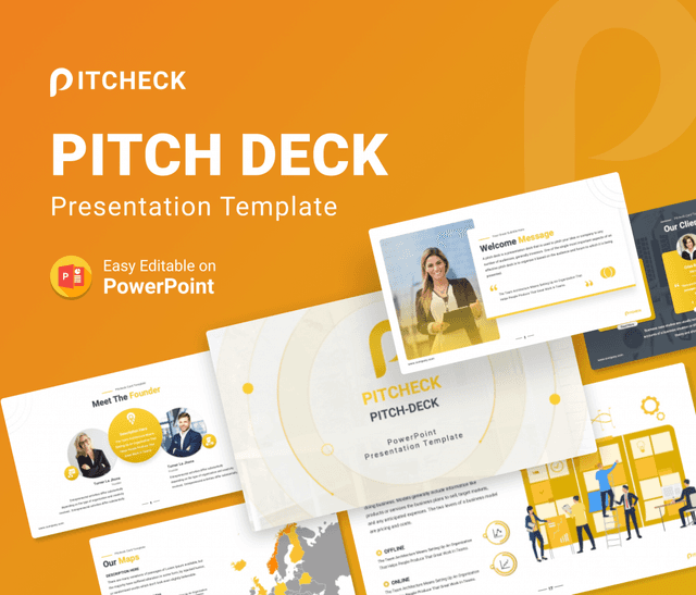 Pitcheck – Pitch Deck PowerPoint Presentation Template