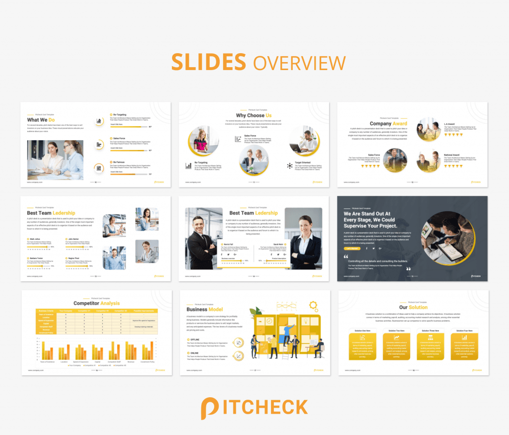 Pitcheck – Pitch Deck PowerPoint Presentation Template