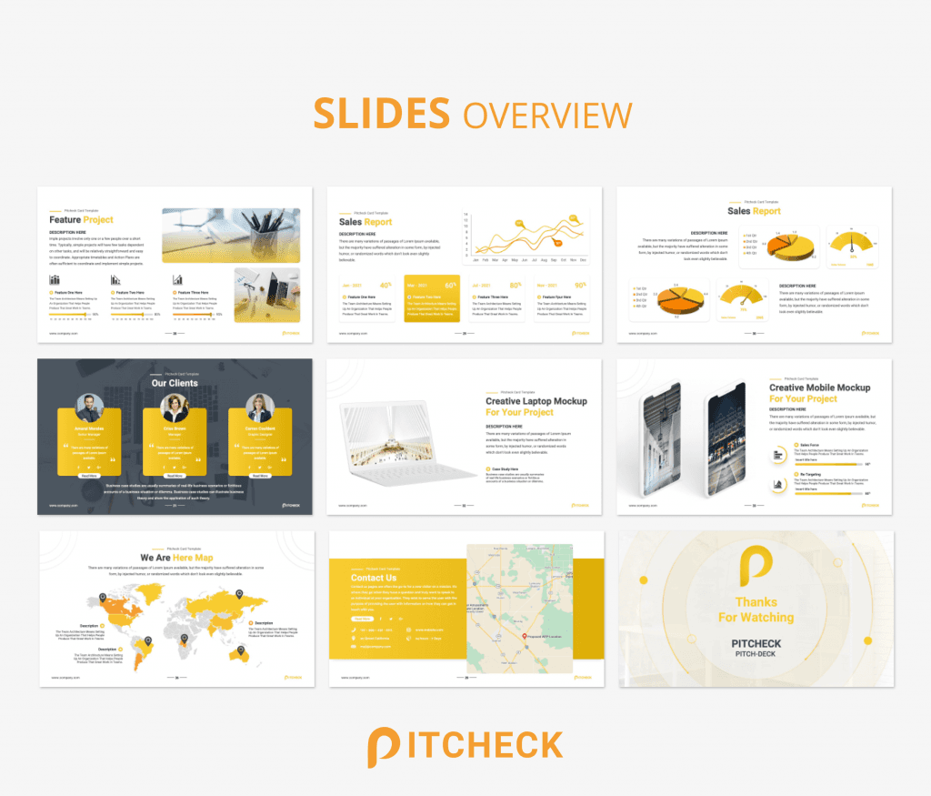 Pitcheck – Pitch Deck PowerPoint Presentation Template