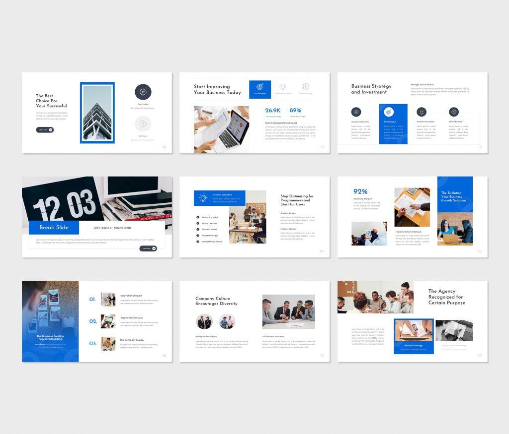 Endeavor – Business Agency Google Slides Template