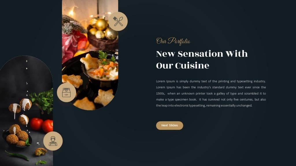 Luxury Food &amp; Restaurant Presentation (PowerPoint)