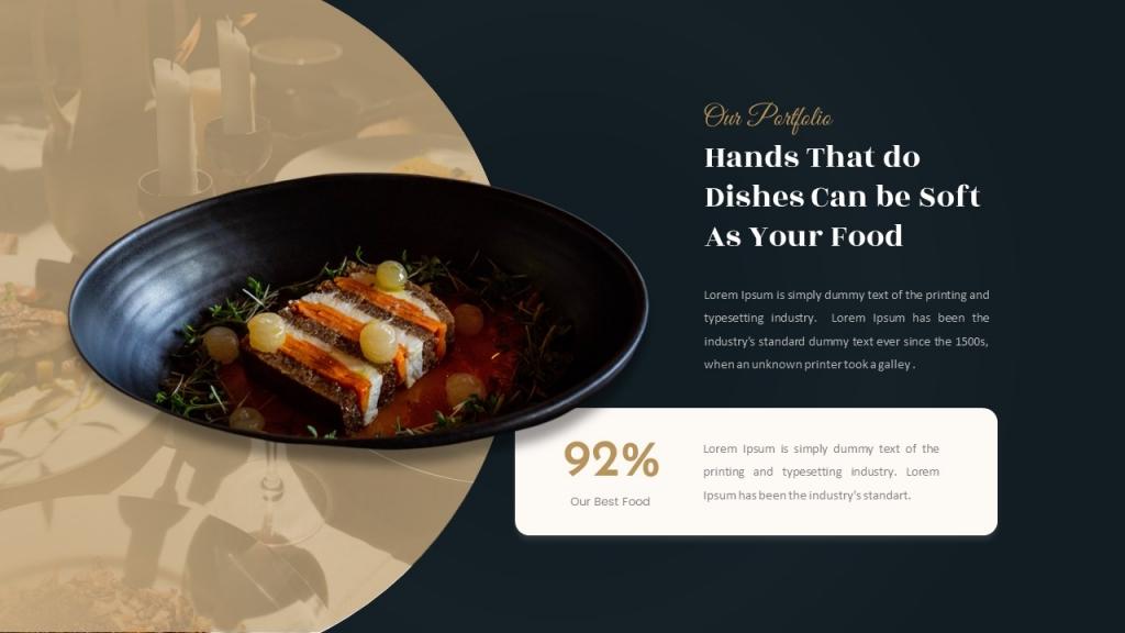 Luxury Food &amp; Restaurant Presentation (Google Slide)