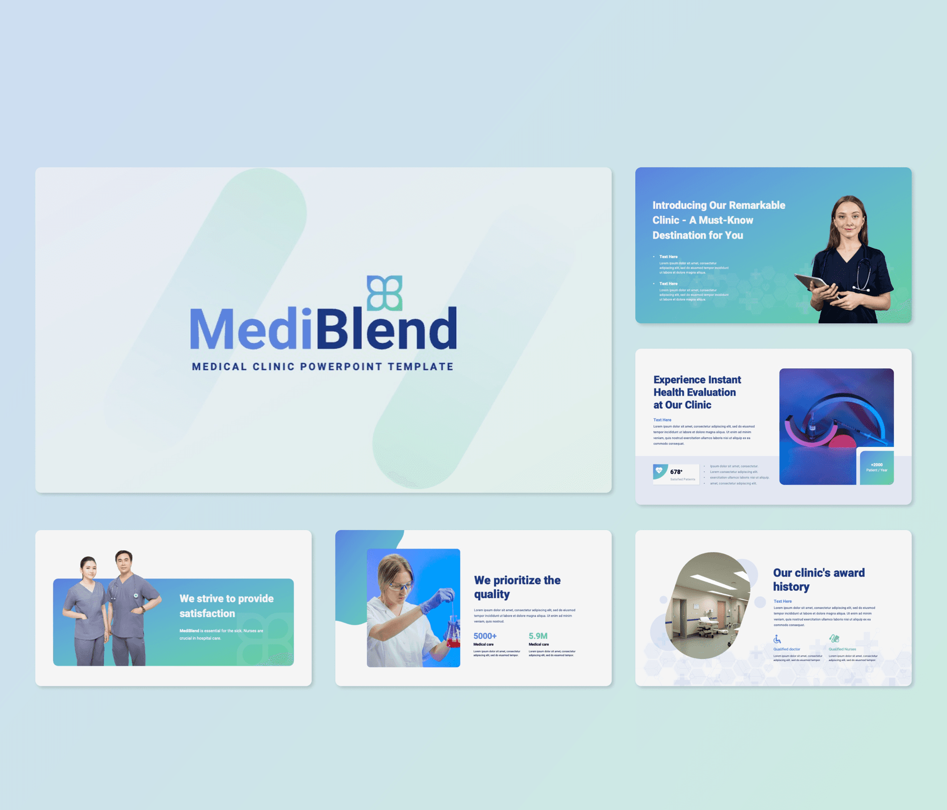 MediBlend - Medical Clinic PowerPoint Template