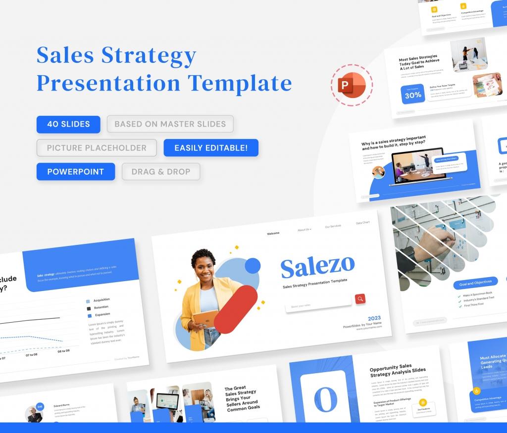 Salezo - Sales Strategy PowerPoint Template