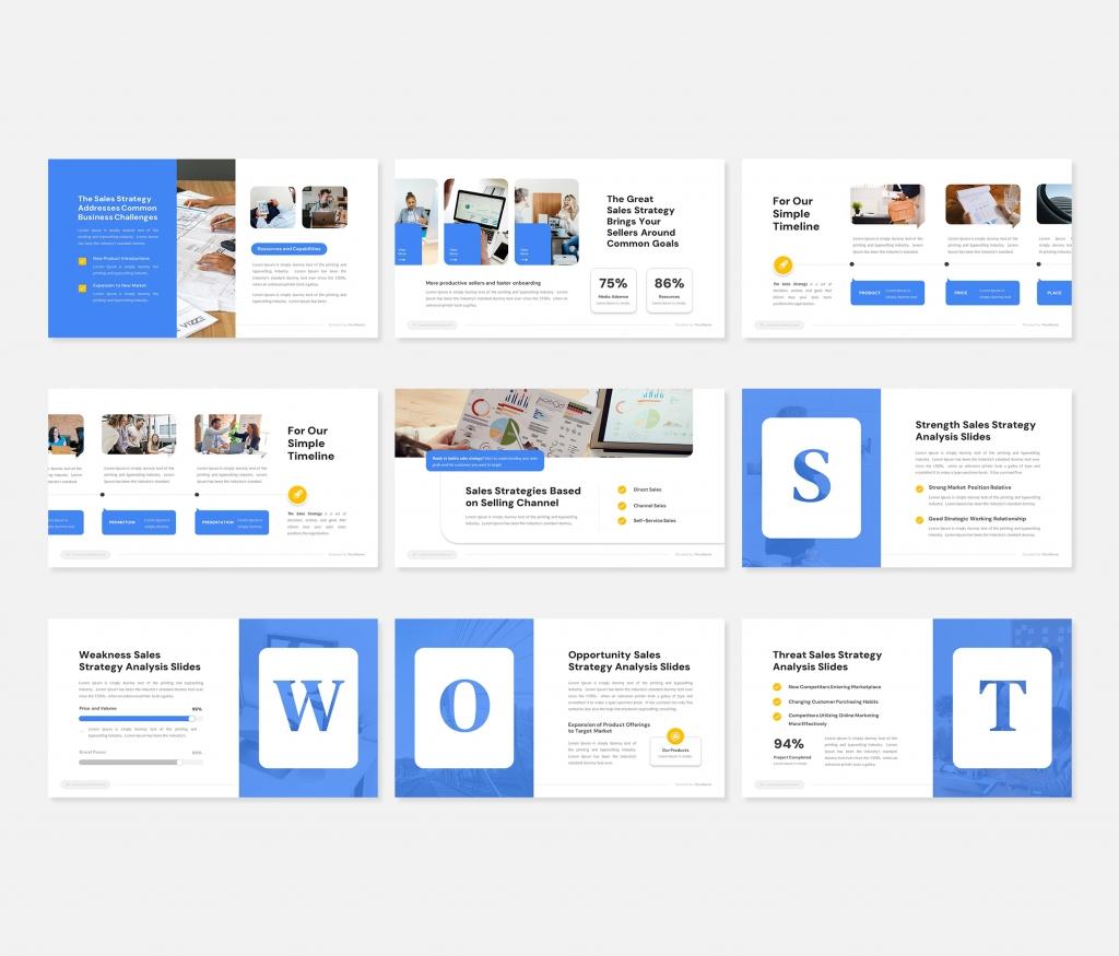 Salezo - Sales Strategy Google Slides Template