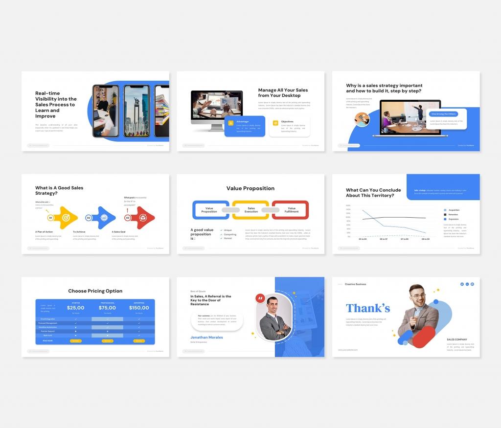 Salezo - Sales Strategy Google Slides Template