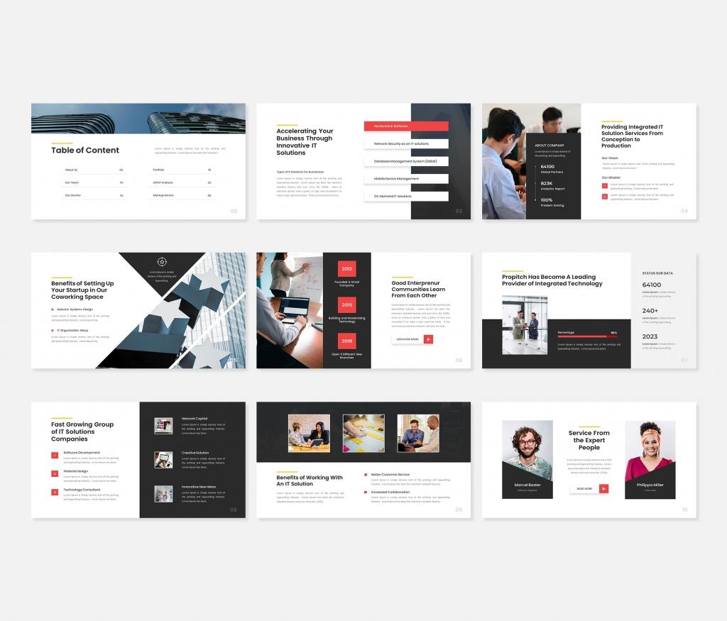 Pitch Deck GoogleSlides Presentation Template