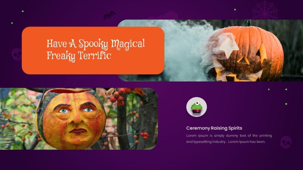 Halloween presentation Template (GoogleSlide)