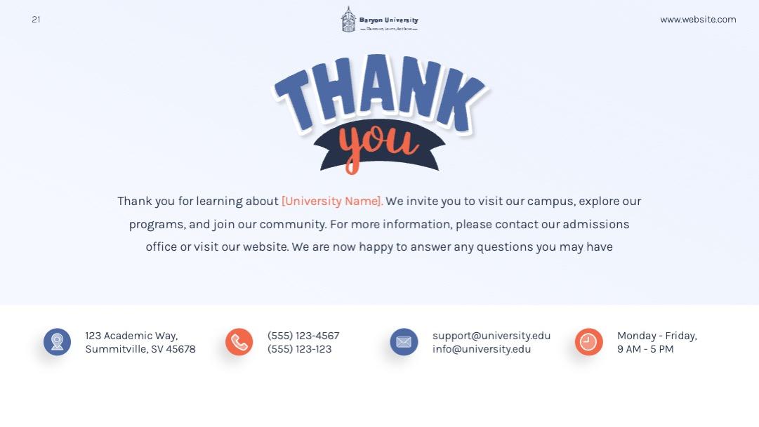 Baryon University Education PPTX
