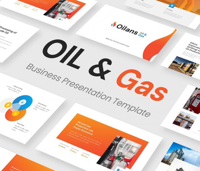 Oilans- Oil and Gas Industry Google Slides Template