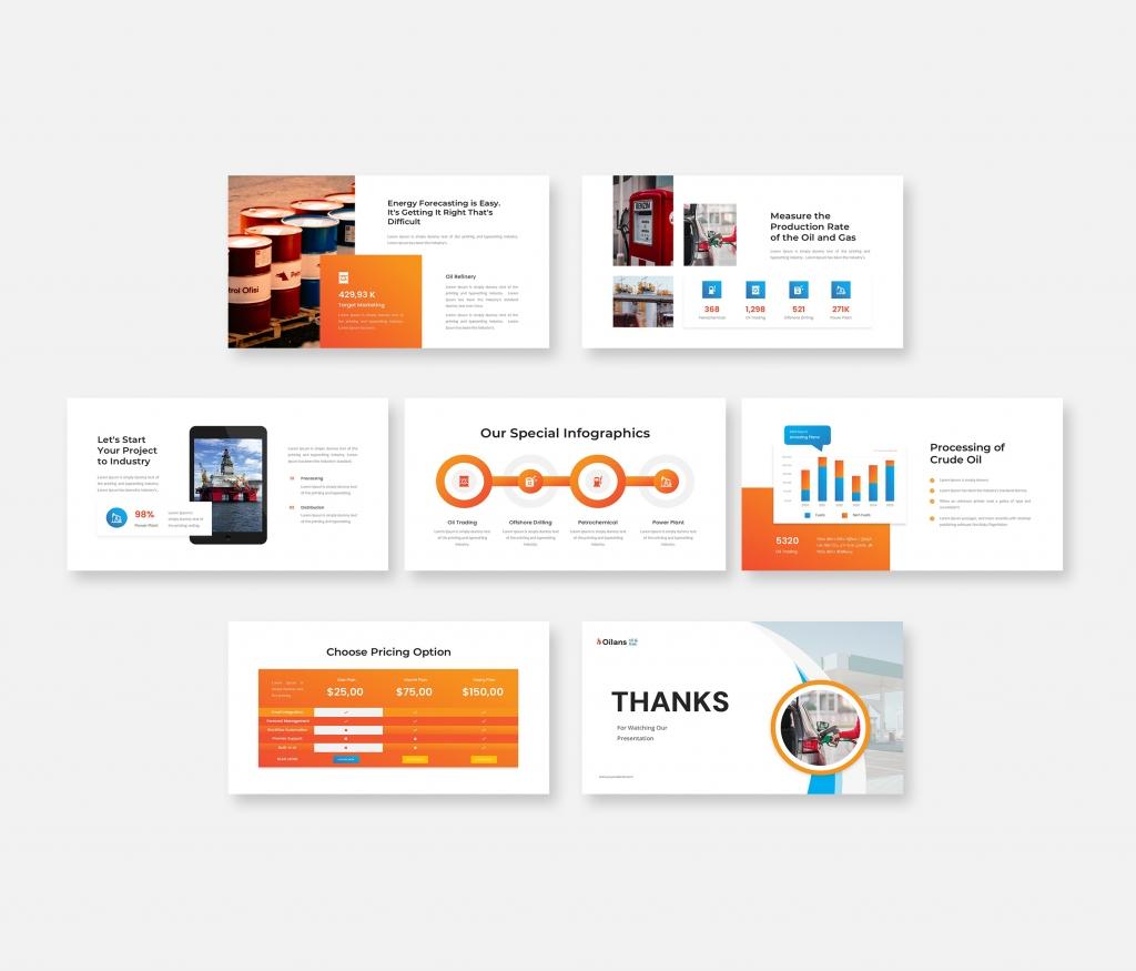 Oilans- Oil and Gas Industry Google Slides Template
